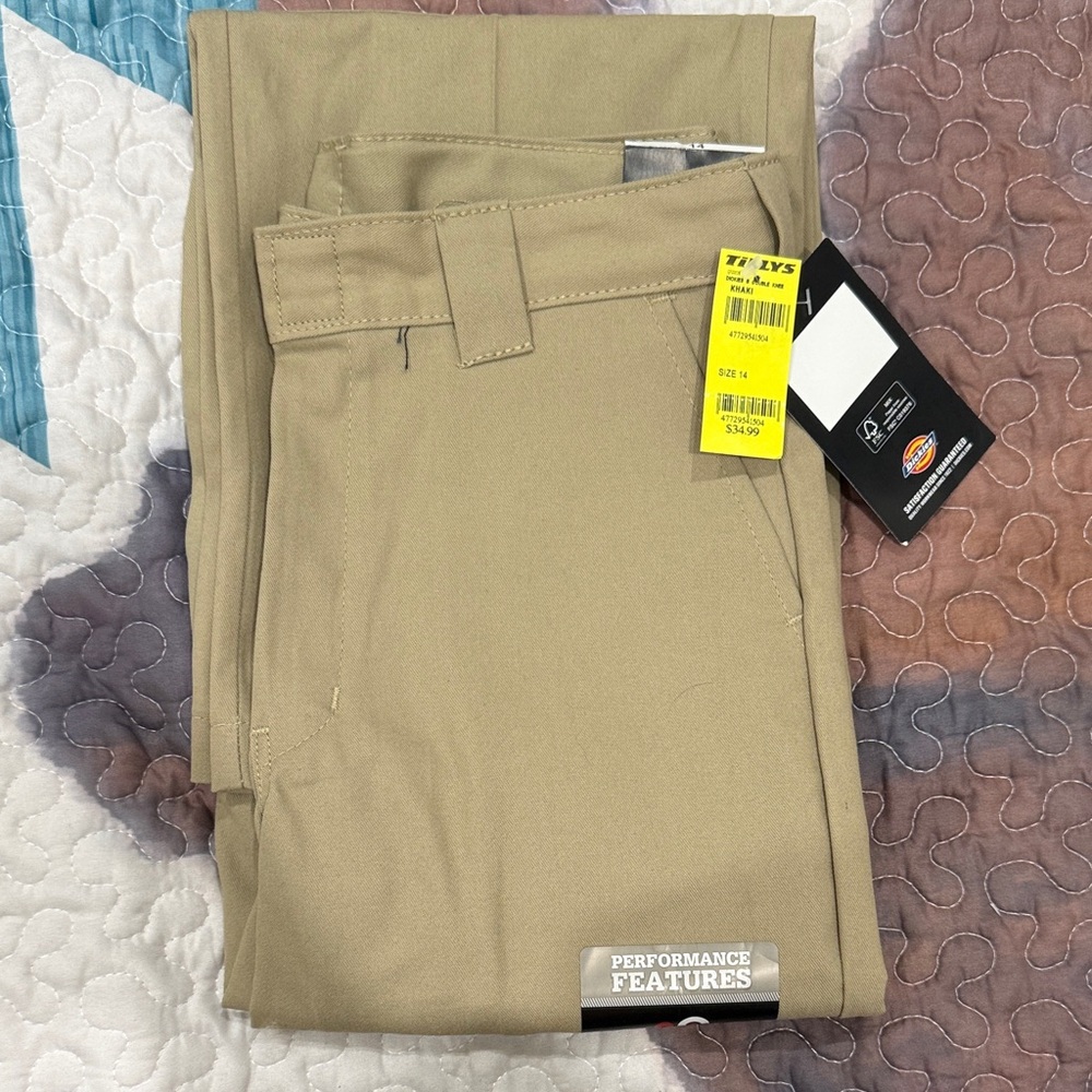 Dickies Boy’s Khaki Chinos